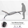 thumbnail image 5 of PURPLE LEAF Patio Chaise Lounge Chair Set of 2 Outdoor Lounge Chair with Arm All Weather Adjustable Lounger for Beach Pool Lawn Garden Sunbathing Recliner Chair Brown, 5 of 9