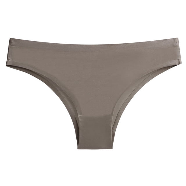 Tanga deportiva de seda helada para mujer, ropa interior de yoga sin costuras para mujer, pantalones cortos sexis para mujer
