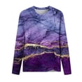 thumbnail image 3 of Hauts à Manches Longues pour Femmes T-Shirts Imprimés Décontractés Amples à Col Rond à Manches Longues Hauts Blouse T-Shirts à Manches Longues pour Femmes T-Shirts Longs pour Femmes Blouses à Manches Longues pour Femmes, 3 of 3