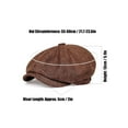 thumbnail image 4 of Gustave Newsboy Hats for Men Women Flat Cap Classic Vintage Soft Gatsby Ivy Cabbie Hat Beret Hats, Brown, 4 of 5