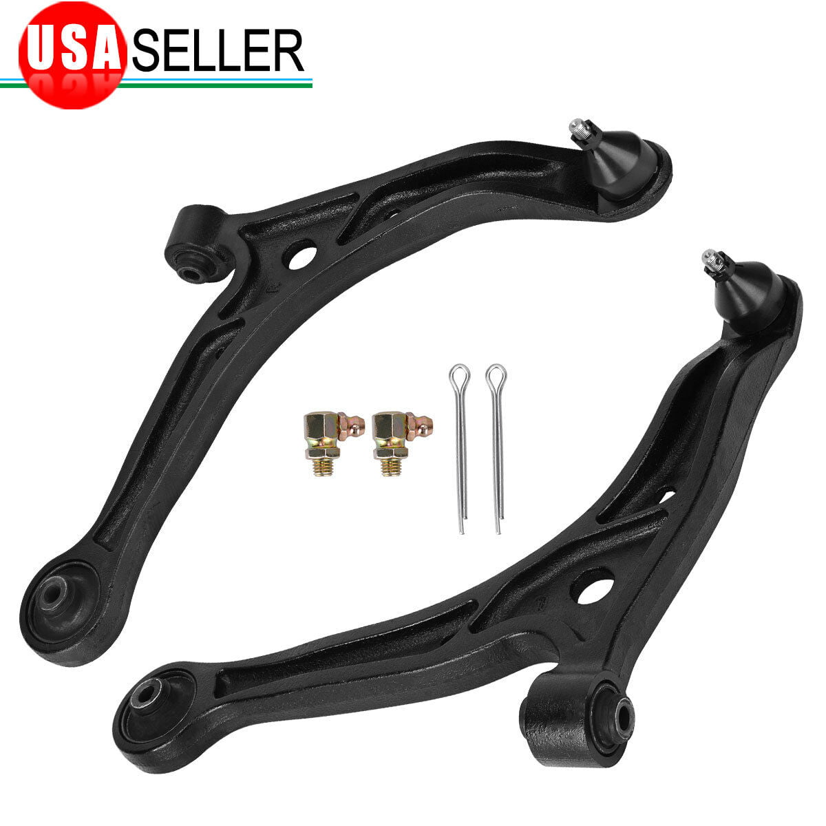 for Honda Odyssey 1999-2004 OE-Quality New Front Suspension both Driver and Passenger Side with Ball Joint Bushing Lower Control Arms DRIVESTAR FBA-K620325+K620326 Front Lower Control Arms