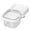 B003- White, variant on Kitchen Sink Drain Strainer, Drain Catcher Kitchen Sink, 5X3 in Mesh, White, Sink Protectors for Kitchen Sink, Residue Catching, 1 Pc