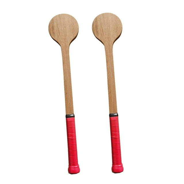 Almencla 2xholz Tennis Spoon Sweet Trainer Tennis Rackets Exercise Rackets Red