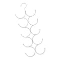thumbnail image 3 of veasfak Scarf Hanger Belt Hanger Rack Shawl Organiser Slots Holder Wardrobe Space Saving white, 3 of 7