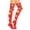 Red, variant on MSJUHEG Thigh High Socks,Programmer Socks,Thigh High Compression Socks Women,Striped Thigh High Socks,Knee High Socks,Thigh High Colored Dots Long Socks Green One Size