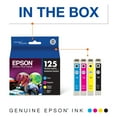 thumbnail image 3 of EPSON 125 DURABrite Ultra Ink Black & Color Cartridge Combo Pack For Stylus NX-125, NX-127, NX-130, NX-230, NX-420, NX-530, NX-625, WorkForce WF-320, WF-323, WF-325, WF-520, 3 of 6