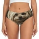 thumbnail image 1 of Balery Regal Dog In Royal Attire Ropa Interior de Algodón para Mujer con Dibujo – Braguitas Cómodas y Elásticas, Estilo Clásico-3X-Large, 1 of 6