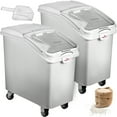 thumbnail image 1 of Ingredient Bin Flour Bin on Wheels 21 Gallons Flour Bin with Scoop 2 Pcs/Set, 1 of 9
