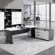 thumbnail image 2 of Luxury Office Desk Standing Bedroom Storage Standing Writing Desk Workstation Drawers Scrivania Con Cassetti Modern Furniture My Lux Decor Round, 2 of 7