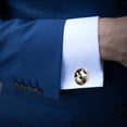 thumbnail image 4 of Rabbit Stylish Stainless Steel Shirt Cufflinks Set for Men - Formal Attire Must-Have, 4 of 6
