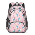 thumbnail image 2 of Unicorn and Wing Pink Pattern Backpack for School, Cute School Bag with Adjustable Shoulder Straps and Padded Back, 16.9"x12.6"x5.9", 2 of 5