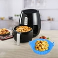 thumbnail image 3 of Air Fryer Silicone Liners Pot for 3 to 5 QT, BPA-Free, Food Grade Airfryer Basket Bowl, Replacement of Flammable Parchment Paper, Reusable Baking Tray Oven Accessories(Top 7in, Bottom 5.31in), 3 of 6