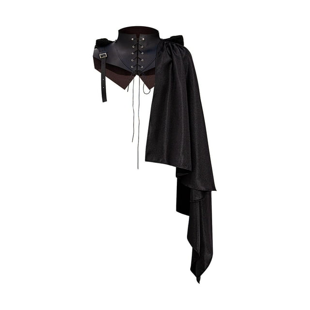 Cape Rétro Style Cosplay Cape d'Assassin pour Performance Tenue de Camp