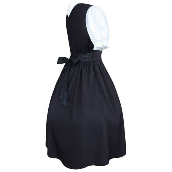 Style Dirndl Dress Complete Set for Women Midi White Short Sleeve Fest Stage Halloween Oktoberfest Rockabilly Prom