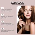 thumbnail image 3 of 100% Pure Batana Oil for Hair Growth and Repair | Keratin-Infused Treatment to Reduce Frizz, Split Ends & Heat Damage | with Rosemary, Argan & Coconut, 3 of 5