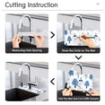 thumbnail image 5 of Yayeee Faucet Mat for Kitchen Sink 14.7" Diatomite Long Splash Guard Pad, Simple Cartoon Snowmen, 5 of 7