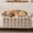 Brown, variant on JEBTBFZE Cloud Pet Sofa Bed for Couch, Comfort Non-Slip Washable Fluffy Plush Pet for Furniture Protector for Medium & Small Dogs (Brown)