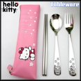 thumbnail image 2 of Vajilla de Hello Kitty para bebé, juego de cuchillo portátil, tenedor, cuchara, palillos, cuchara de postre para niños, tenedor, cubiertos de alimentación para bebé, regalo, 2 of 4