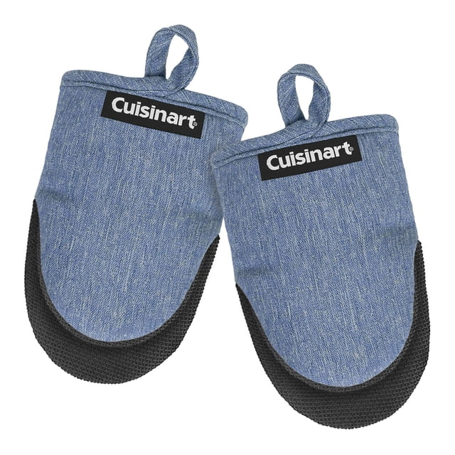 Guantes de horno Cuisinart Mini resistentes al calor, 14 cm x 18 cm (cambray)