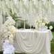 thumbnail image 4 of Guirnalda de Flores Artificiales de Color Lila | Arco de Plástico de 80 Cm para Decoración de Bodas | Vides Colgantes Multicolores para Decoración de Fiestas En Casa, Oficina, 4 of 6