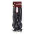 thumbnail image 2 of SAYFUT 24" Long Curly Wavy Full Head Clip in Synthetic Hair Extensions Double Weft 7 Pieces 16 Clips 160g Natural Black mixed Silver Grey, 2 of 2