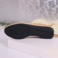 thumbnail image 5 of Women's Wedge Cut-Out Flats Breathable Soft Sole Slip-On Casual Summer Footwear Khaki 36, 5 of 9