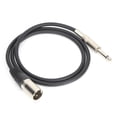 thumbnail image 2 of ANGGREK 6.35mm XLR Cable, Balanced Signal Interconnection Cable Aluminum Alloy For Car Subwoofers For Car Horns, 2 of 8