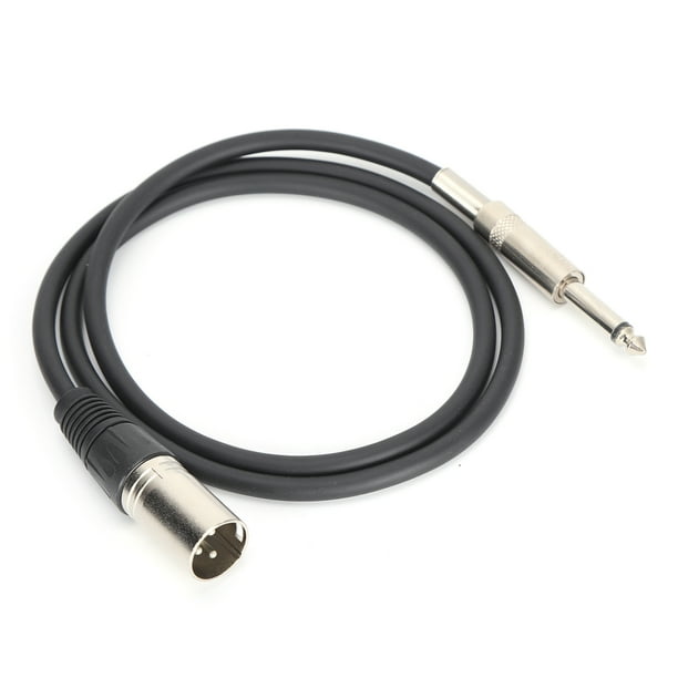 Cable de audio balanceado xlr macho a trs jack de 6,35 mm, Wateje Multicapa, Carcasa de Aleación de Aluminio, Conector Fácil de Agarrar De 360, Cable de de