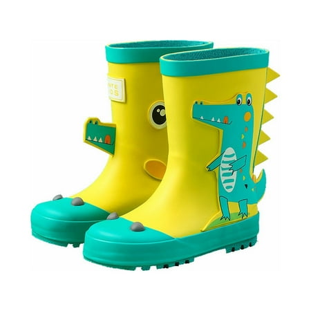 

Rain Boots Toddler kids rainboots rubber muck waterproof bogs hunter little boys and girls shoes barefoot botas