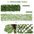 thumbnail image 3 of Costway 3PC Artificial Leaf Faux Ivy Privacy Fence Screen Expandable Retractable, 3 of 11
