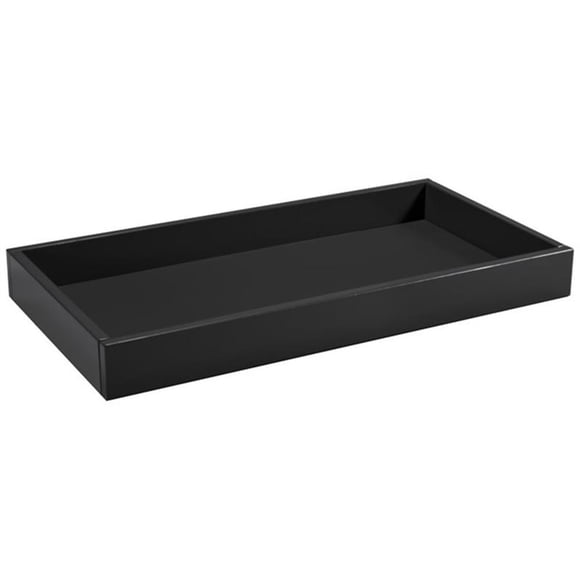Pemberly Row Plateau à Langer Universel Contemporain en Tissu, Couleur Ébène