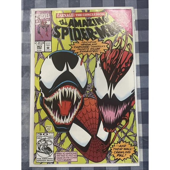 The Amazing Spider-Man #363 (Marvel Comics June 1992),Carnage,Vintage