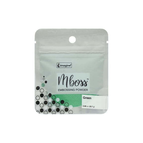 Imagine Crafts Mboss Powder .80oz Green