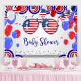 thumbnail image 2 of Toile de Fond pour Fête de Bébé Fête d'Indépendance Drapeau Usa, 2 of 6