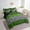 Green, variant on 7Pcs Cheetah Print Bedding Sets Queen, Watercolor Yellow Diamond Glitter Pattern Comforter Set, Leopard Print Comforter + Flat Sheet + Fitted Sheet + 2 Pillowcases + 2 Throw Pillow Covers