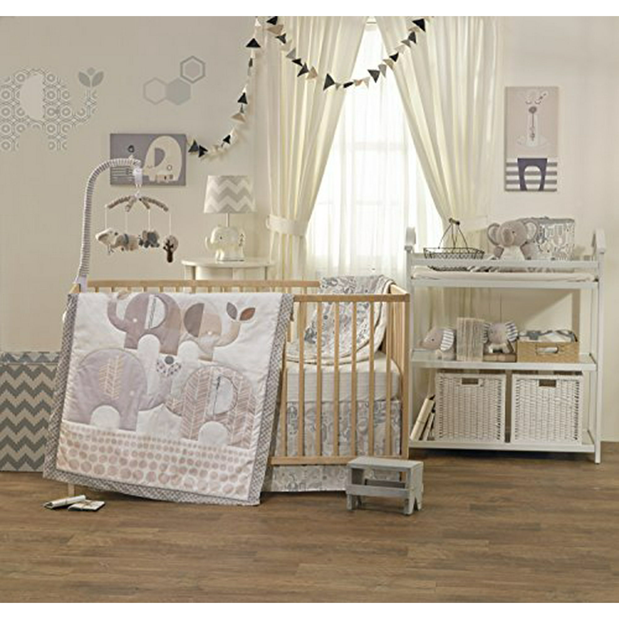 Lolli Living Naturi 4pc Crib Bedding Set Walmart