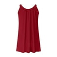 thumbnail image 6 of Npasoilc Casual Printed Sleeveless Dresses for Women Round Neck Knee-Length Beach Coverups Short Summer Vacation Daily Wear, 6 of 7