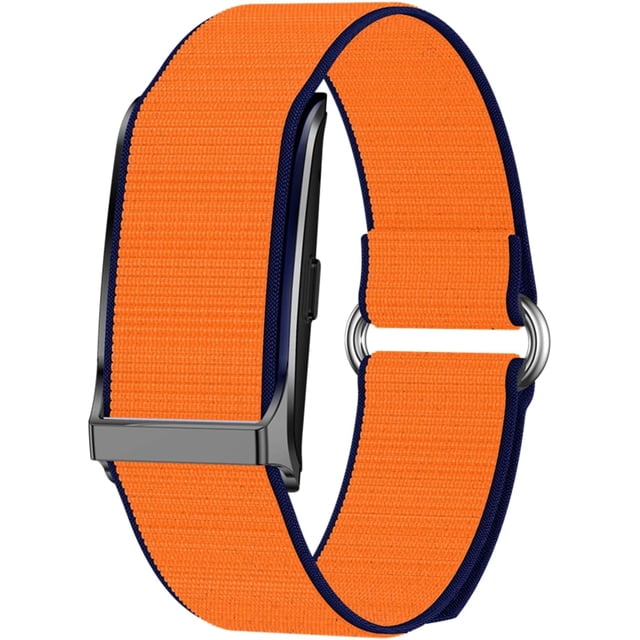 Pomya Rastreador de Fitns para Hombr y Mujer, Pulsera de Brazalete igente con Rastreador de Actividad y Monitor de Sueño, 127 Modos Deportivos, 10 M de Agua, sin Pantalla (Orange)
