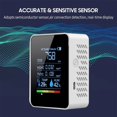 thumbnail image 4 of Lefu Air Quality Monitor 5in1 Indoor Carbon Dioxide Detector Formaldehyde HCHO TVOC, 4 of 10