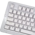 thumbnail image 2 of Tecla 104 teclas Juego de teclas PBT de moldeo por inyección de dos colores Perfil OEM para teclado mecánico Blanco (solo teclas) Maboto Tecla, 2 of 5