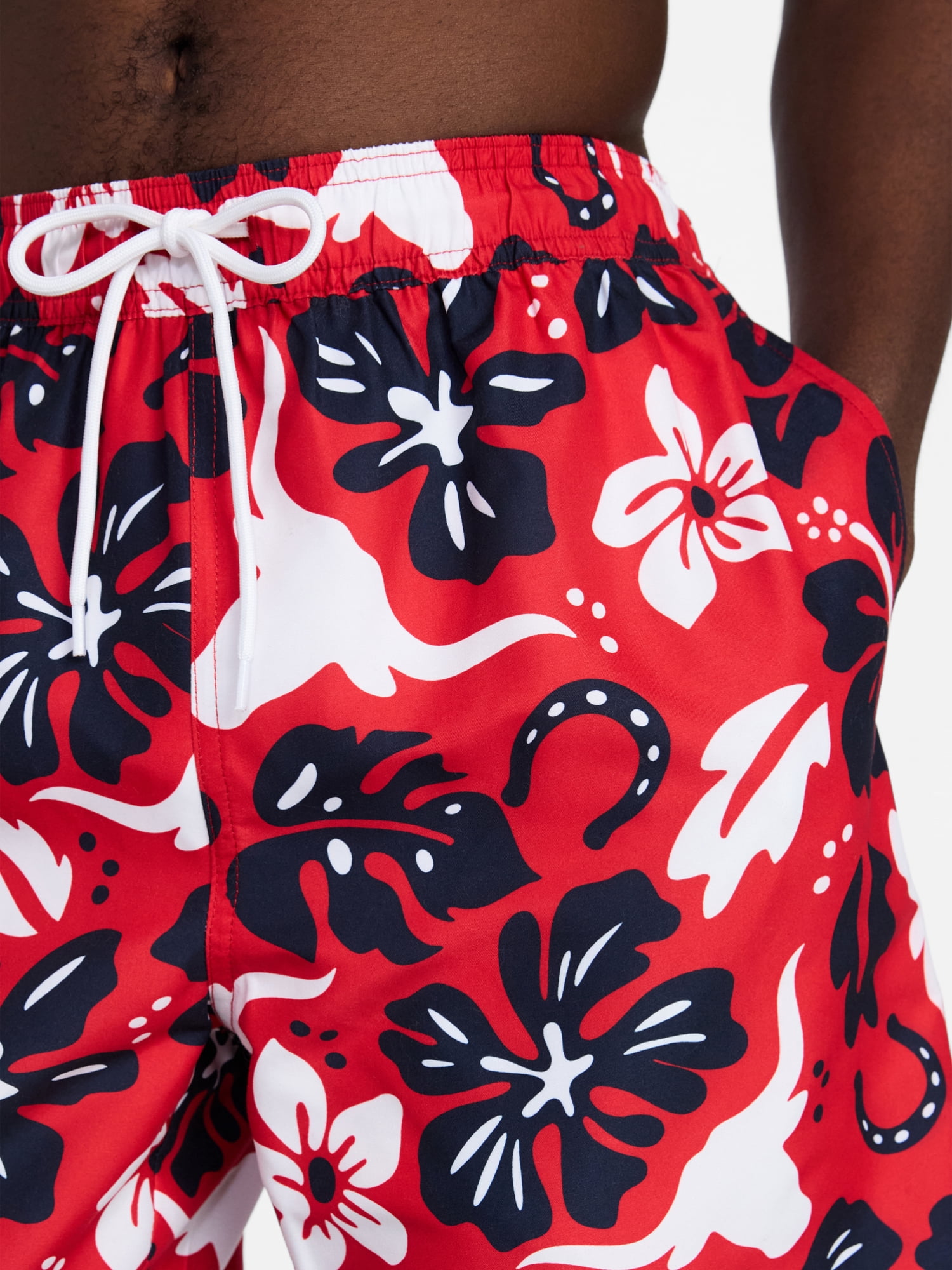 Men's & Big Men's Americana Swim Trunks, 7" Inseam, Sizes S-3XL
