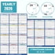 thumbnail image 3 of Calendario de pared con adhesivo de doble cara, borrable y plegable, 2026, 10 ml, 3 of 5