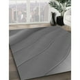 thumbnail image 3 of Ahgly Company Machine Washable Indoor Square Transitional Grey Gray Area Rugs, 4' Square, 3 of 7