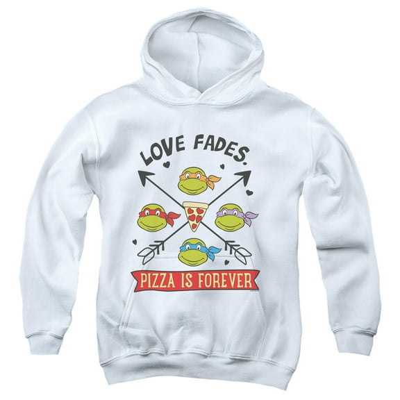 TMNT Teenage Mutant Ninja Turtles Pizza Is Forever Unisex Youth Pull-Over Hoodie
