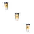 thumbnail image 1 of kurtrusly Reusable Thermal Cup Eco-Conscious Choice For Better Tomorrow Convenient gradient gold 500ml 3Set, 1 of 6