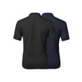 thumbnail image 2 of FashionOutfit Men's Solid Cool Dri-Fit Active Athletic Golf Short Sleeves Polo Shirt, 2 of 3