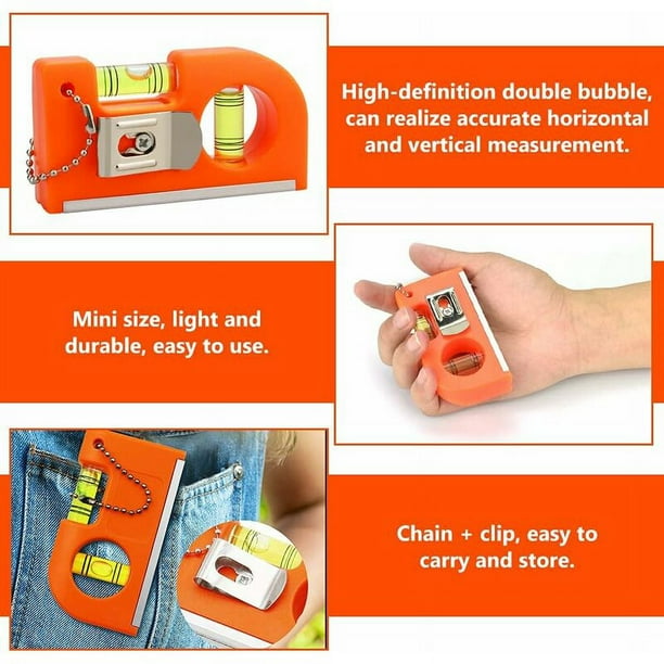 Mini magnetic online spirit level