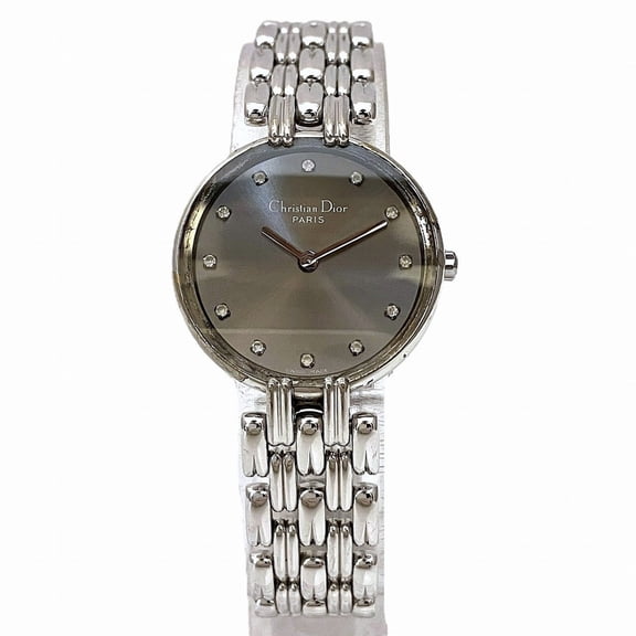 Pre-Owned Christian Dior Bacilla watch, total weight 37.8g, stainless steel, quartz movement,...