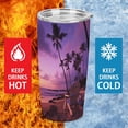 thumbnail image 3 of 20oz Insulated Stainless Steel Tumbler,Hawaii Double Wall Vacuum Travel Coffee Mug, 3 of 8
