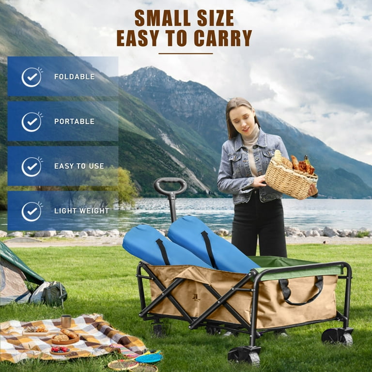 Coliware Camping Chair, Lightweight Folding Design, 551lb Capacity - Main Image